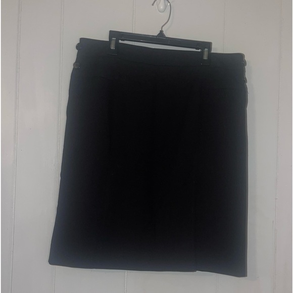 BCBGMAXAZRIA size 10 black skirt - Picture 2 of 9